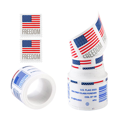 2023 US Flags (Booklets / Rolls) Freedom Forever First Class Postage Stamps